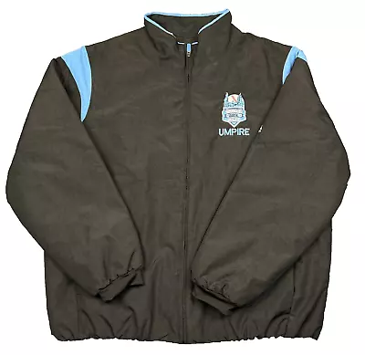 Majestic Chicago MSBL North League Umpire Jacket Adult XL Full Zip Black Coat • $55