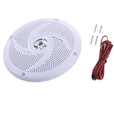 White Waterproof Marine Speakers Boat Sound System For • £27.14