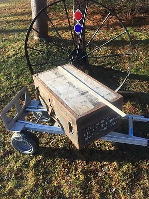 Lambert VTG Military World War II 2 Foot Locker Trunk Army Oakland CA Genesee PA • $207