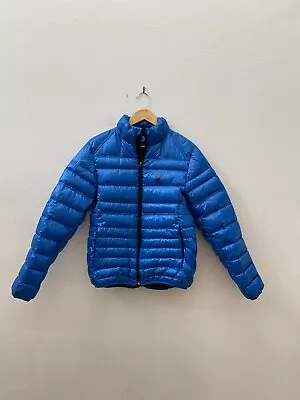 SPYDER Europe Duck Down Blue Puffer Coat Small • $98