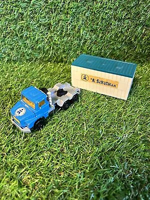 Majorette Scania Truck With SCHULMAN PLASTICS Trailer See DESCRIPTION 2043 GE69 • $24.80