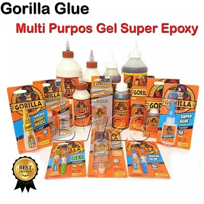 £4.35 • Buy New Gorilla Glue Multi Purpos Gel Super Epoxy Wood Clear Strong Adhesive Sealant