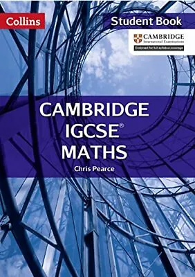 Cambridge IGCSE  Maths Student's Book (Collins Cambridge IGC... By Pearce Chris • £3.50