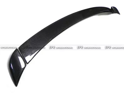 For BMW E46 Sedan 4Door Carbon Fiber  Rear Trunk Spoiler Extension Wing 3Pcs • $281.23