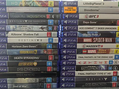 * Updated* Preowned PS4 Games In VGC- Choose Your Title • $8