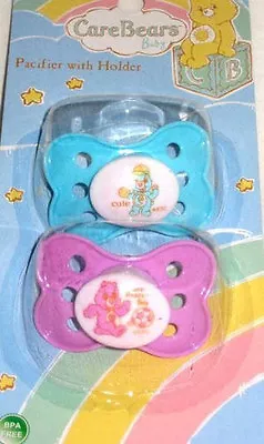 NEW (Set Of 2) Care Bears Baby BPA Free Pacifiers *Choose Color • $4.99