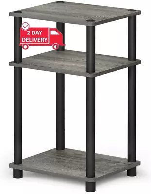 Just 3-Tier Turn-N-Tube End Table / Side Table / Night Stand / Bedside Table Wit • $45.19