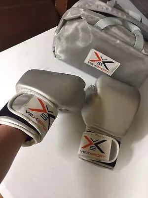 Rare Victoria Secret’s Sport Boxing Gloves VSX Display Prop Gray Bag Workout • $300
