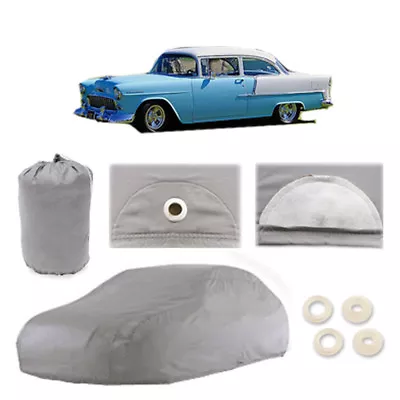 Chevy Bel Air 2 Door 5 Layer Car Cover Outdoor Water Proof Rain Snow UV Sun Dust • $50.95