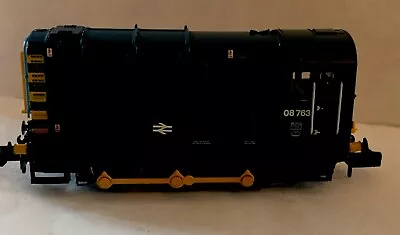 N Gauge Locomotive Graham Farish 08 Diesel Shutter. 371-015A 08763 • £50