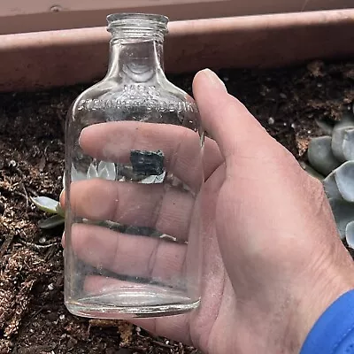 Vintage Glass Bottle “This Contains Mrs. Stewart’s Bluing”  Cork Top Bottle  • $14.99