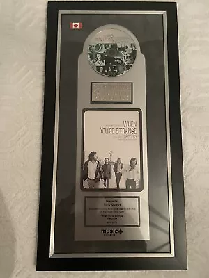 £120 • Buy The Doors Platinum Disc - When Your Strange - Canada. Jim Morrison. The Doors