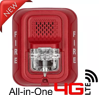 4G LTE All-in-One Mobile Cellular Battery Powered Fire Alarm Strobe Spy Camera • $399