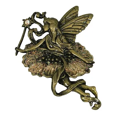 Vintage JONETTE Jewelry Fairy Pin Brooch 1970s Vintage  • $39.99