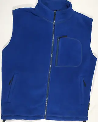 Cabelas Men's Vest Fleece Size Large Polartec Full Zip Zip Pockets  • $12.99
