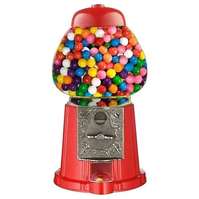 £14.95 • Buy Mini Gumball Dispenser Machine Toy With Bubble Gum Party Bag Coin Operated - Red