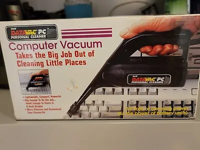Vintage Vacuum Metro Data-Vac Micro Sweep MS-4C Mini Electric PC Vacuum Cleaner • $40