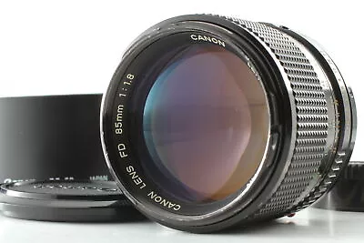 [Near MINT / Hood] Canon New FD NFD 85mm F/1.8 Portrait Prime MF Lens From Japan • £333.08
