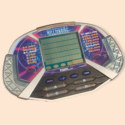 £18.14 • Buy VTG  2000 Tiger Who Wants To Be A Millionaire Handheld Electronic Game Tested Ok