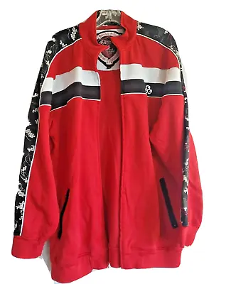 G Unit Track Jacket Mens Size Large Red Trapping & Gaming District Fifty Hip Hop • $17.93