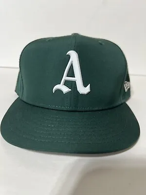 Oakland Athletics A's Hat Baseball Cap New Era 59Fifty Size 7 7/8 Green • $14.99