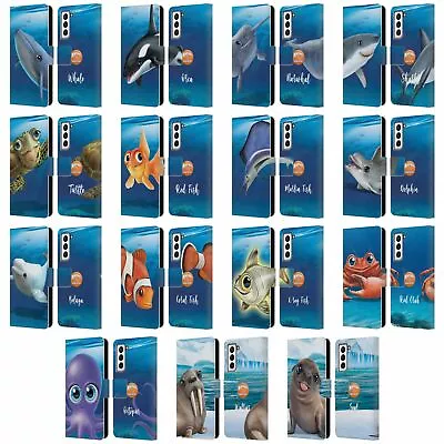 Animal Club International Underwater Leather Book Case For Samsung Phones 4 • £6.95