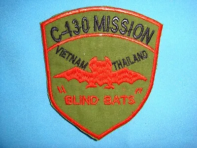 Vietnam War Patch Usaf C-130 Mission Blind Bats • $10.98