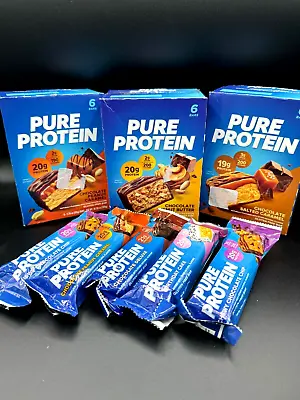 50 Assorted Flavor -  PURE PROTEIN - 20g Protein Bars - Gluten Free • $66.88