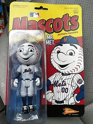 Super7 Baseball Mascots Mr. Met Reaction Figure New Sealed Unpunched • $20