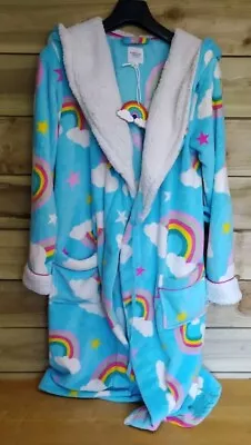 Chelsea Peers Hooded Robe Dressing Gown New But No Belt Rainbow Pride Small 10  • £14.95