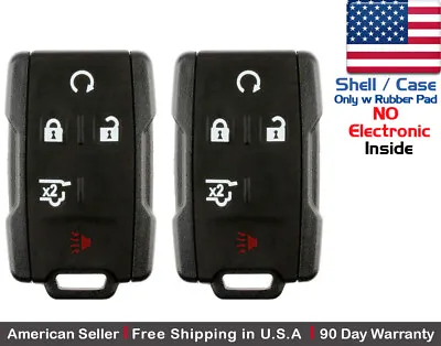 2 New Replacement Keyless Key Fob Remote For Chevy GMC GM13580081 Shell Only • $15.95
