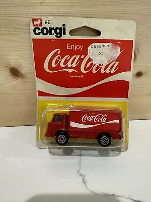 Vintage Corgi Coca-Cola Truck  - 1978 Diecast - #95 Krome Wheels • $12