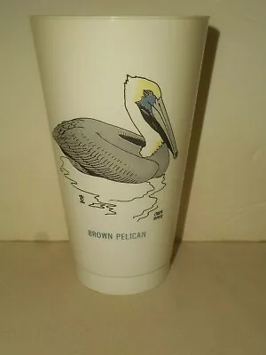 7 Eleven BROWN PELICAN Slurpee Cup 1974 Save A Living Thing Endangered Species • $8.95