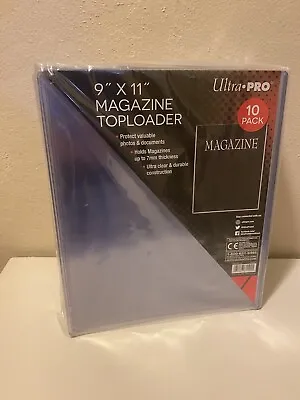 Ultra PRO 9  X 11  Thick Magazine Toploaders (10ct) NEW • $35