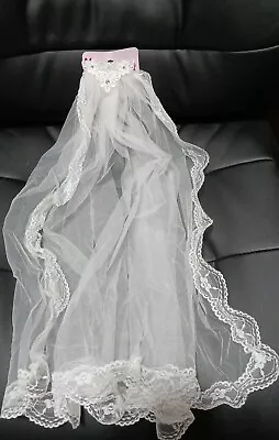 Claire's Club Girls First Communion Veil Flower Girl Veil White NWT • $9.95