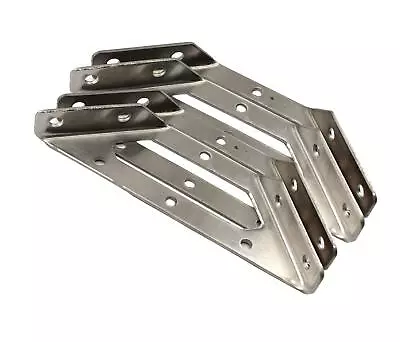 304 Stainless Steel Multifuctional Corner Bracket Heavy Duty Triangle Bracket... • $23.38