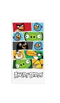 £7.99 • Buy Angry Bird Beach Towel Bath Swimming Towel Multicoloured 