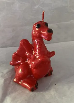 $12 • Buy Vintage Collectible Red Dragon Candle Excellent Condition