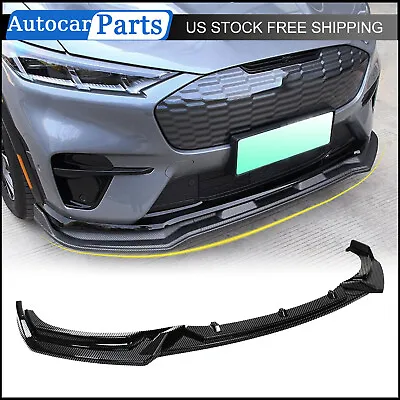 For 2021-2023 Ford Mustang Mach-E GT-Style Painted Front Bumper Spoiler Lip • $80.99