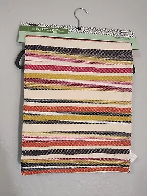 Hobby Lobby Spring Shop Linens Aloe Vera Table Runner 72  X 14  Stripes NEW • $27.99