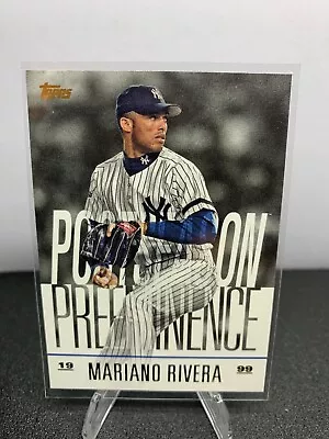 2018 Topps Update Baseball Postseason Preeminence #PO-18 Mariano Rivera Yankees • $0.99