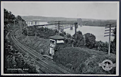 Train - Baltimore & Ohio Railroad - Susuehanna River   PC2339 • $5