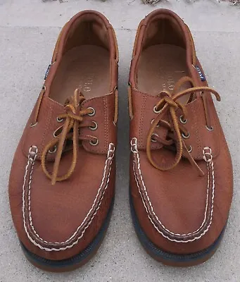 Pair Of Polo Ralph Lauren Leather Boat Shoes Size 11 1/2 D • $25