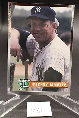 Mickey Mantle New York Yankees 1993 Legends Magazine Silver Foil Border Card #43 • $2.99