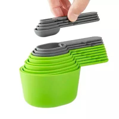 15 Piece Magnetic Measuring Set Measuring Cups And SpoonsDishwasher Safe • $11.76