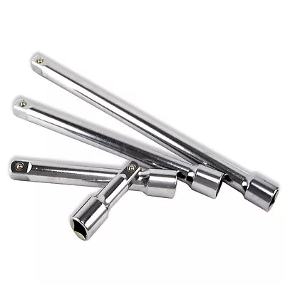 4pc 1/2  DRIVE CHROME EXTENSION BAR SOCKET SET • $20.99