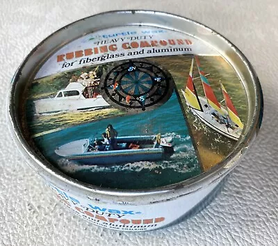 Vintage 1970s Tin Turtle Wax  For Fiberglass & Aluminum Boats • $25