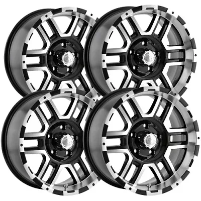 (Set Of 4) Ion 179 17x8 6x5  +10mm Black/Machined Wheels Rims 17  Inch • $603.96