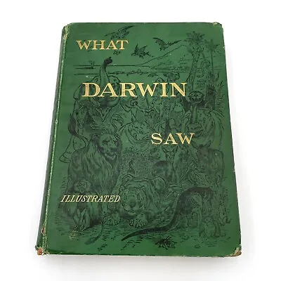 What Mr. Darwin Saw - Voyage Round The World 1880 HC Charles Darwin Beagle • $24.99