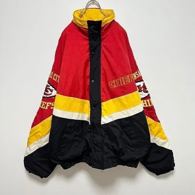 Vintage 90s Kansas City Chiefs NFL Starter Proline Jacket Size XL • $125